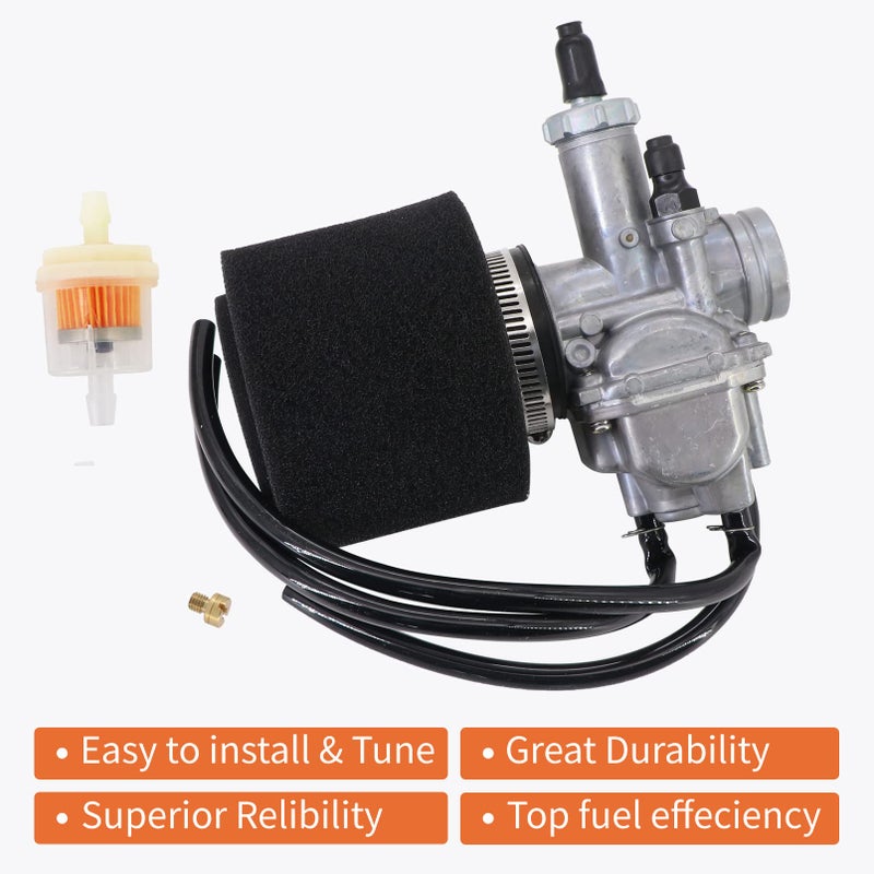 KIPA Carburetor Air Fitler Fuel Filter Kit For Bayou 220 KLF220A KLF220 KLF 220A ATV Quad 1988-1998 Bayou KLF 250 2003-2011 15003-1080 15003-1716 - Image 4